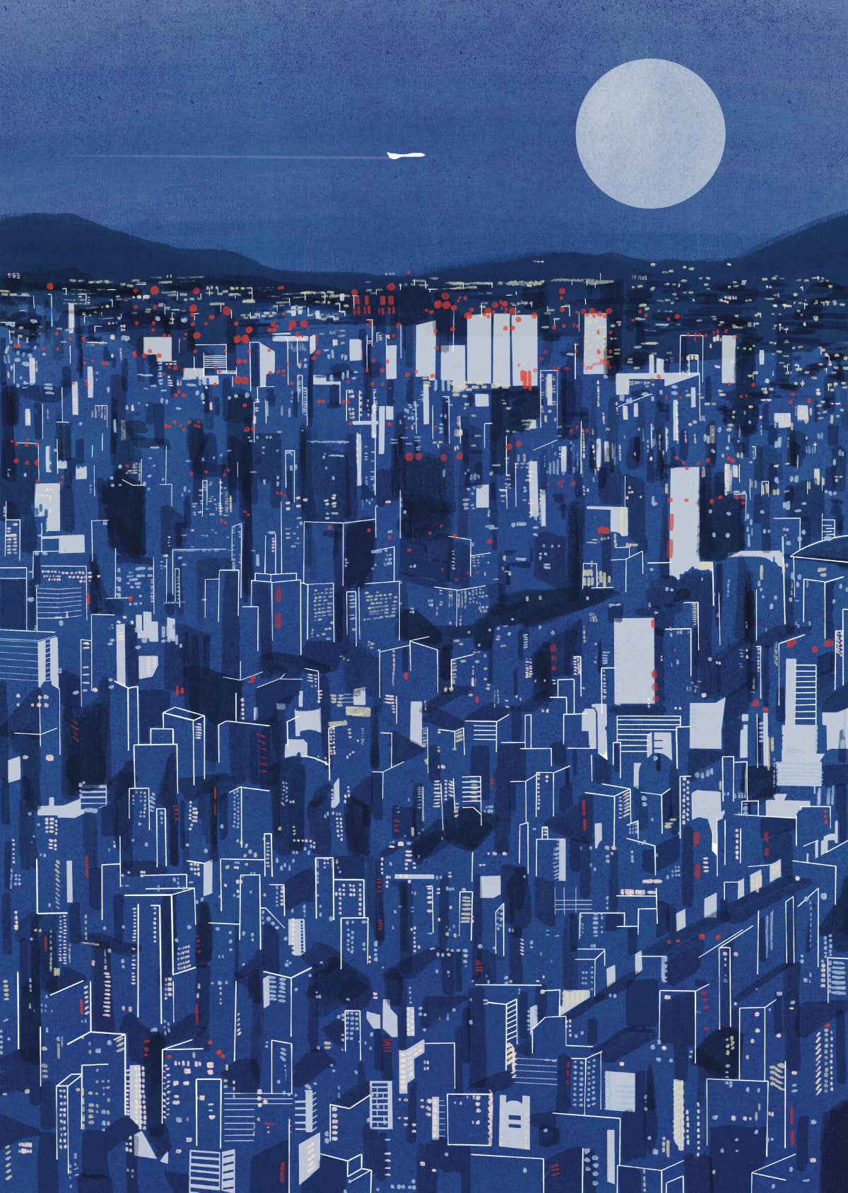 ANO Studio - Wholesale Art Print - A3 Midnight City art print1