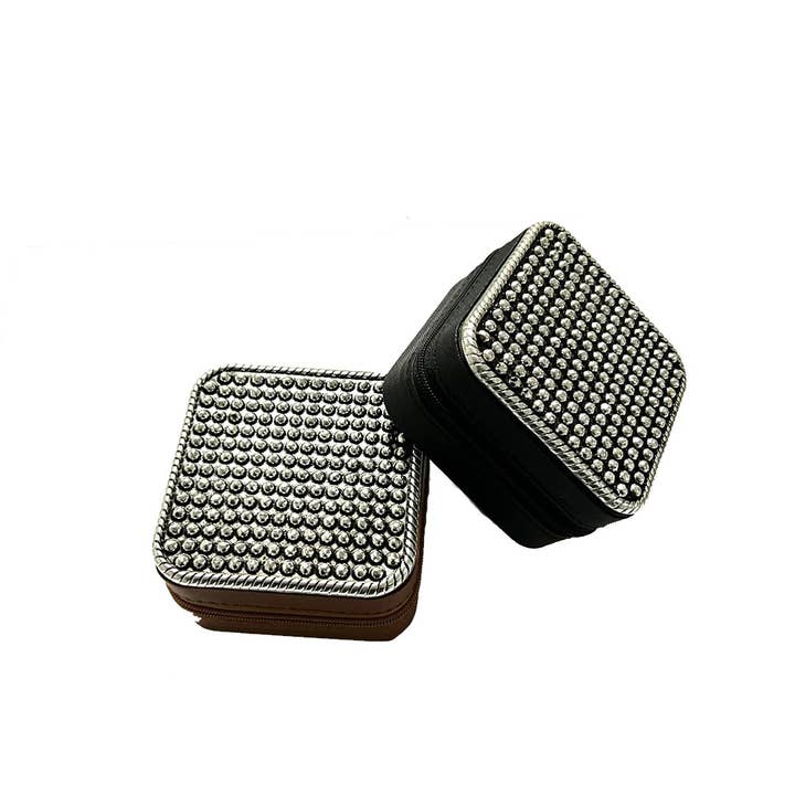 Snowing West - Wholesale Jewelry Box/Organizer - WESTERN BUBBLE METAL PLATE JEWELRY BOX