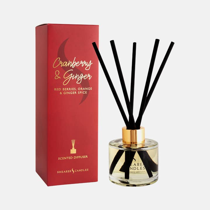 Shearer Candles - Wholesale Reed Diffuser - Cranberry and Ginger Scented Diffuser1