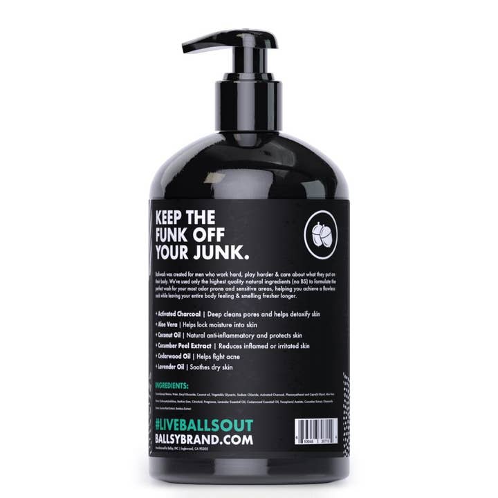 Ballsy - Wholesale Body Wash/Shower Gel - Men's - XL Ballwash (16 oz)
