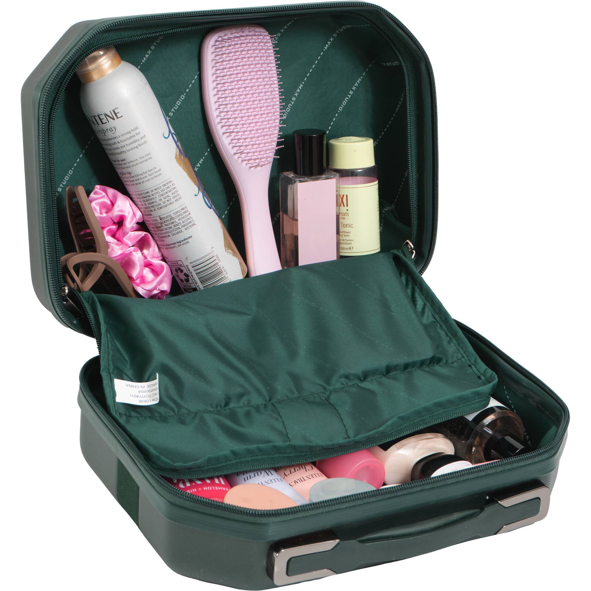 EMERALD Max Studio ABS Hard Sided 3-Piece The Hexagon Luggage Set for wholesale on Faire4