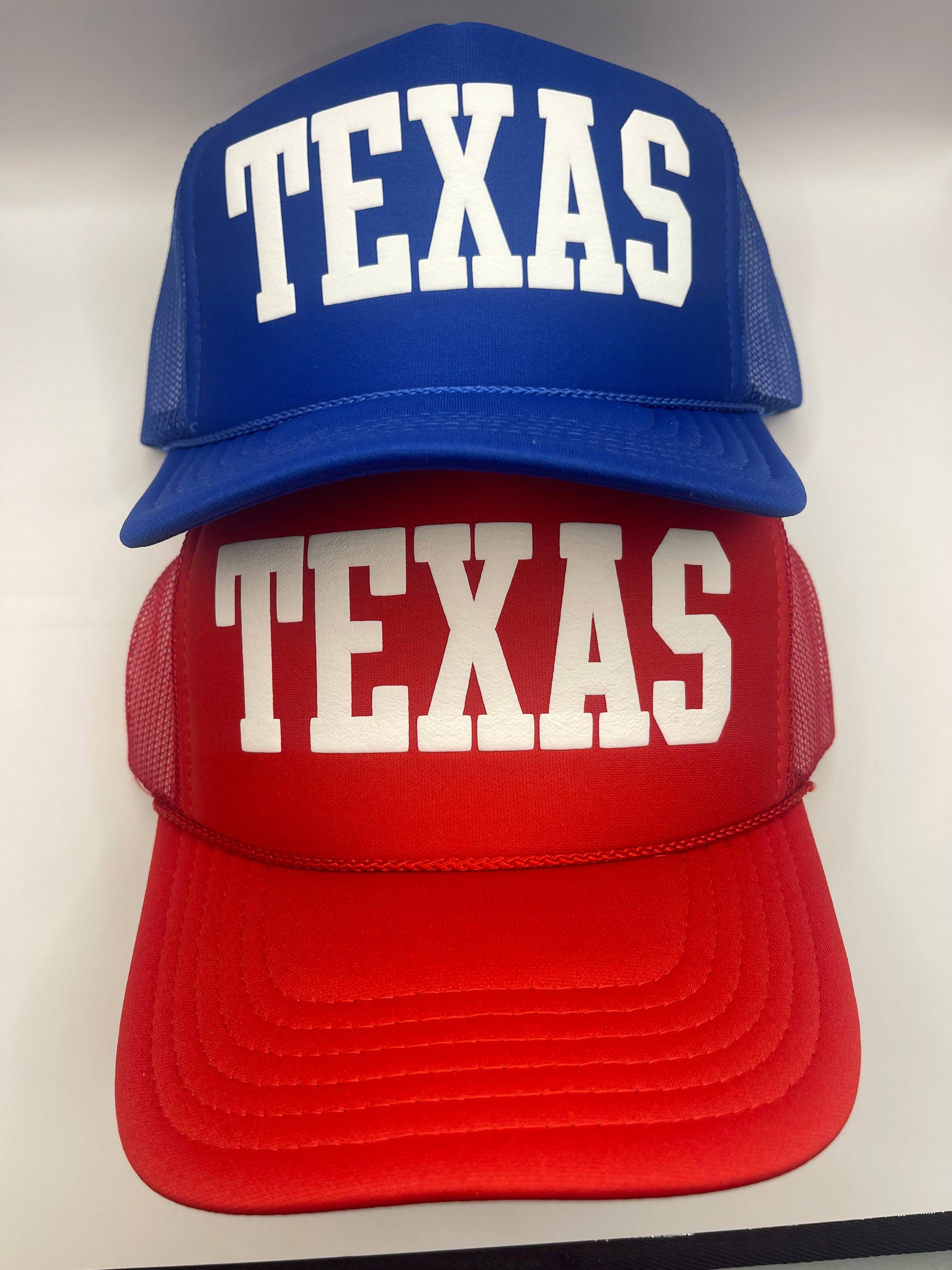 Happi Style - Wholesale Trucker Hat - Unisex - Texas Rangers Fan Trucker Hat | Red1