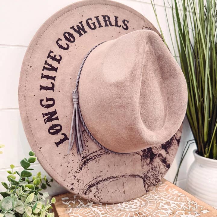 Willie & Dolly Designs - Wholesale Fedora – Women’s - Engraved Barrel Racing Hat3