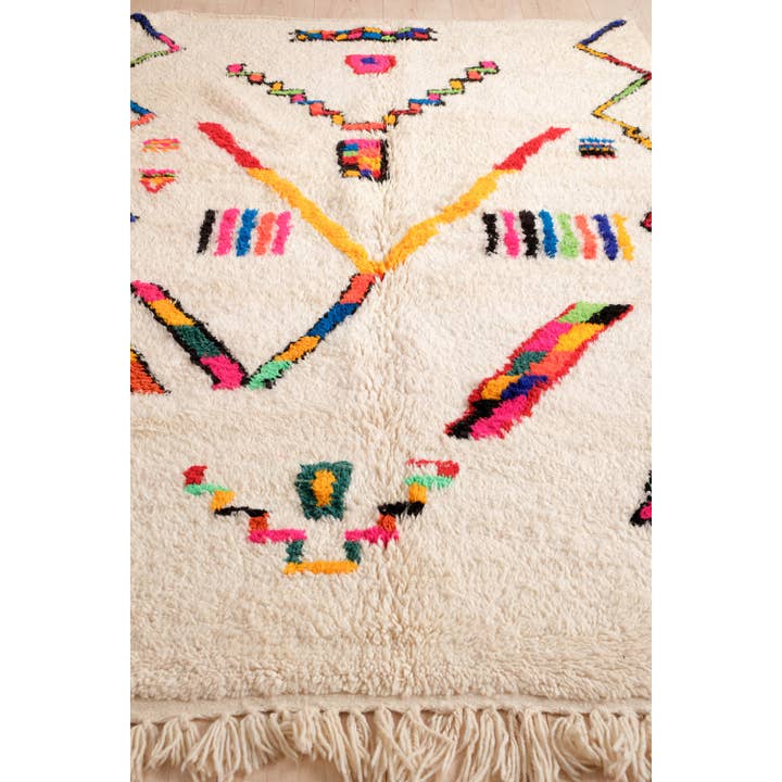 Moroccan Woven Treasures - Wholesale Vloerkleed - Marokkaans shagtapijt, handgetuft tapijt van zachte wol, vloerkleed met groot oppervlak6