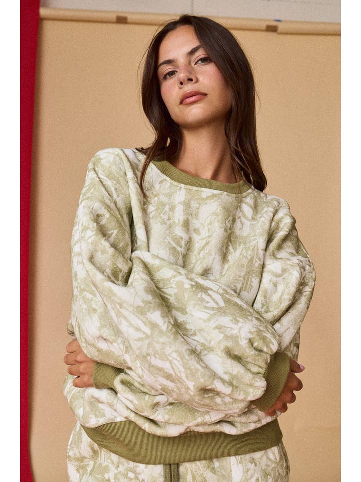 Papermoon - Wholesale Activewear Set - Women's - PX50791 - Woodland Camo Crewneck Set5