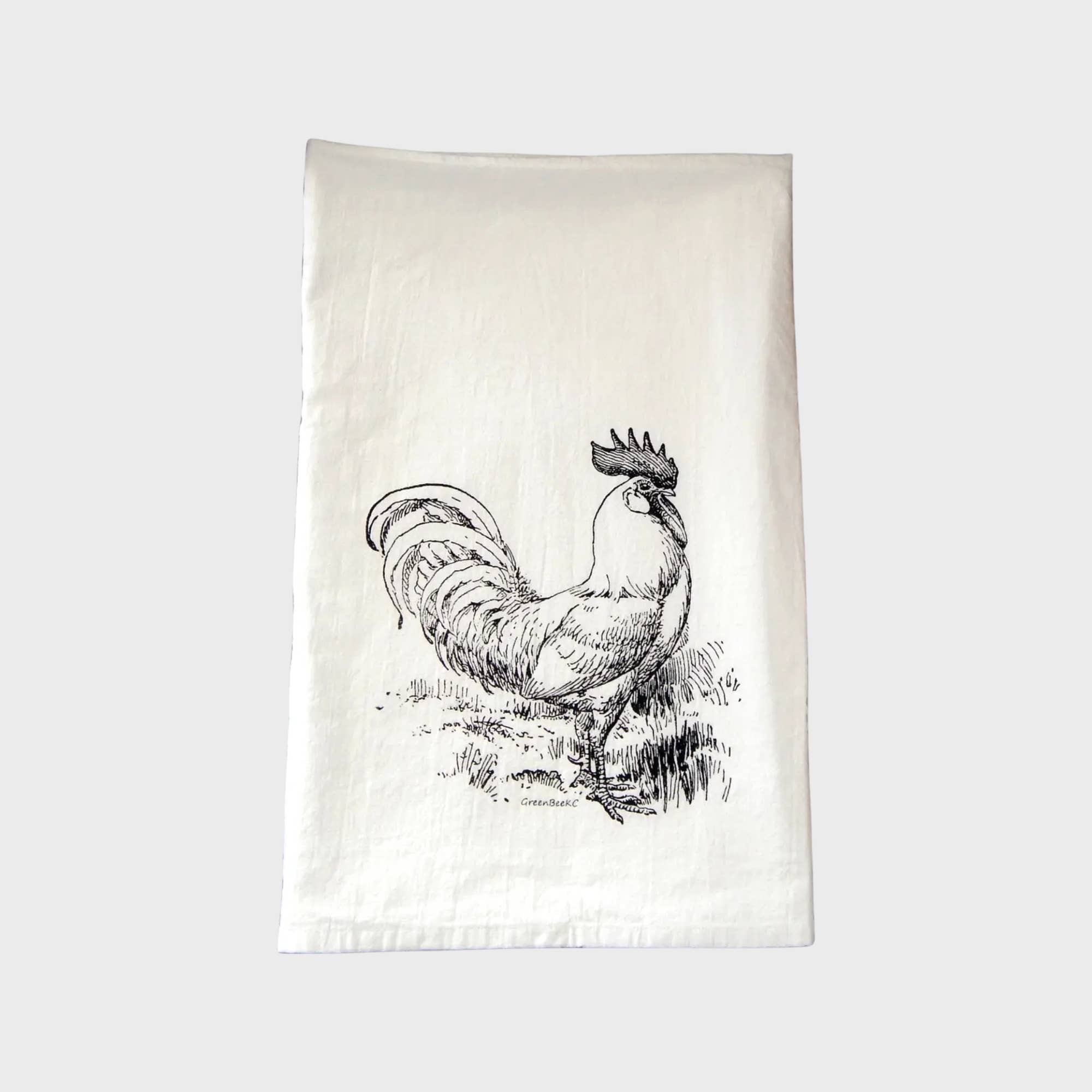 Green Bee Tea Towels - Wholesale Tea Towel - Rooster Kitchen Towel | Tea Towels | Flour Sack Dish Towels0