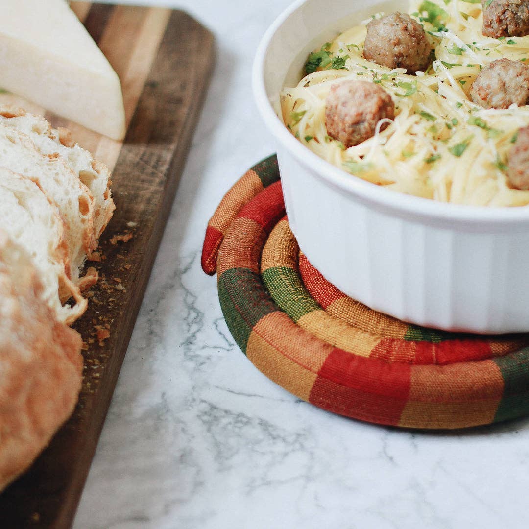 Upavim Crafts - Wholesale Trivet - Large Spiral Spiced Trivet7