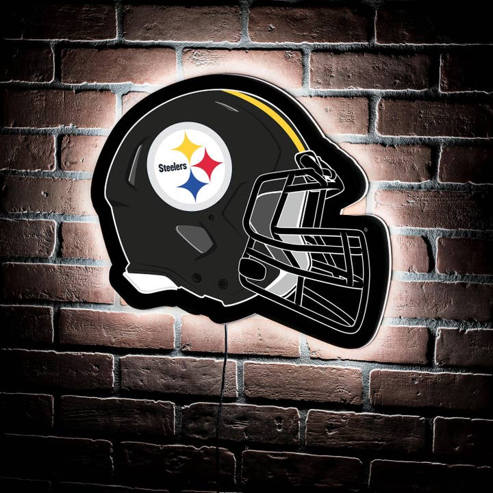 LED Wall Decor, Helmet, Pittsburgh Steelers for wholesale by Evergreen Enterprises