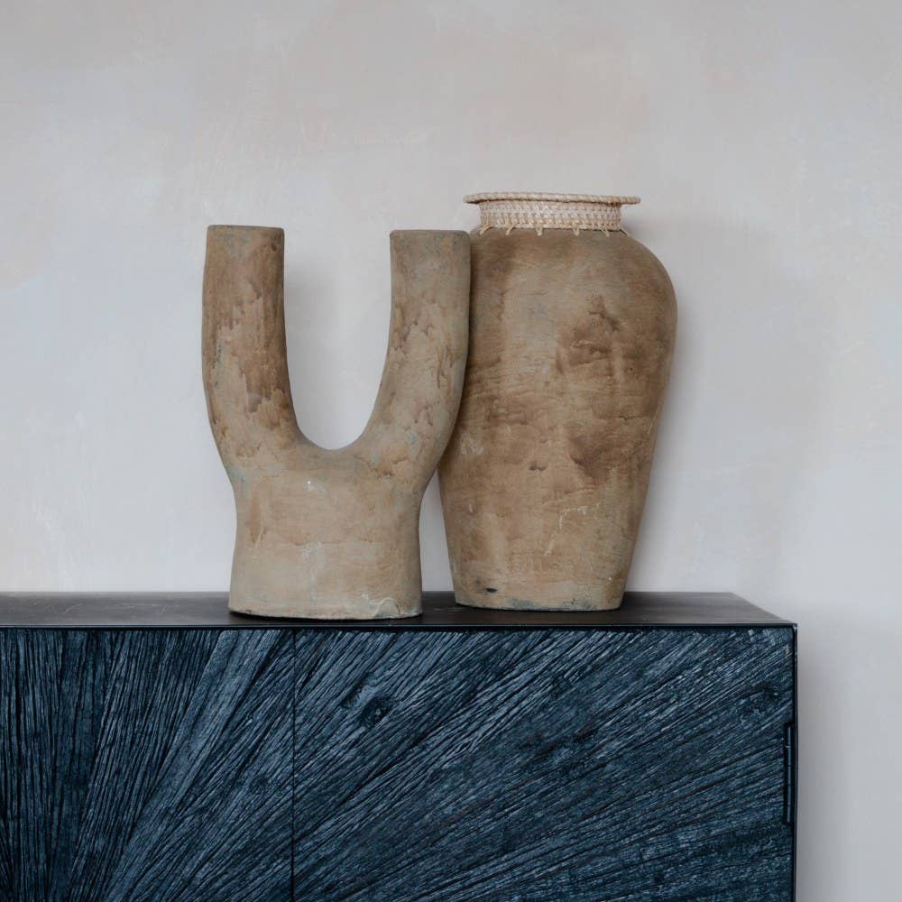 EARTHWARE - Vente Vases - Long vase Tosca en terre cuite1