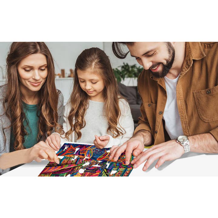 Trippy Puzzle Co – Engroshandel Puslespil - Voksen – Parisisk prisme træpuslespil 300PC6