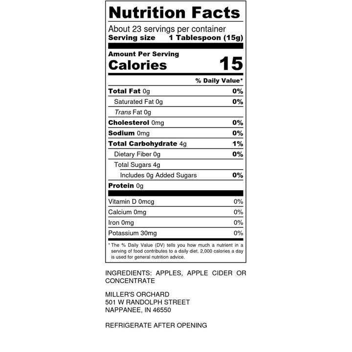 Amish Apple Butter - Wholesale Jam/Jelly - Amish Apple Butter - No Sugar Added (12 oz jar)2