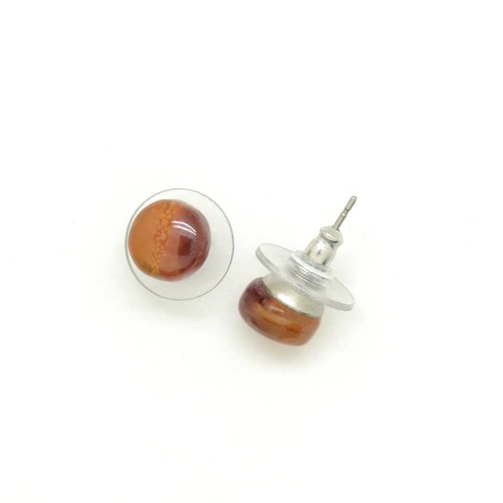 Dunitz & Company - Wholesale Stud/Post Earrings - Tiny Round Glass Stud Earrings - ships in assorted colors7