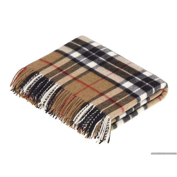 Bronte Moon - Wholesale Throw Blanket - Tartan Plaid - Merino Lambswool Throw Blankets - Made in UK6