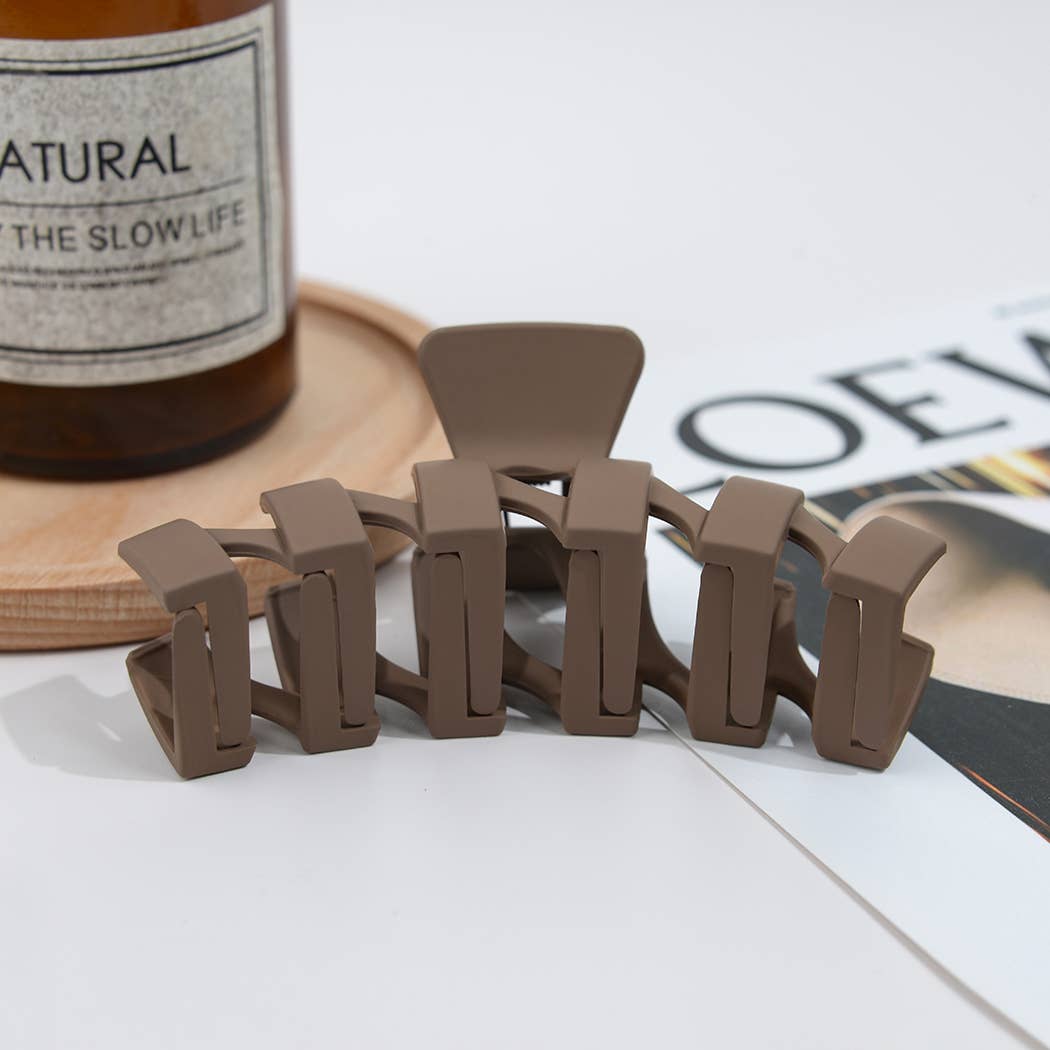 TheDivaSoap - Wholesale Hair Clip - Women's - Large Matte Zig Zag Hair Claw Clip4