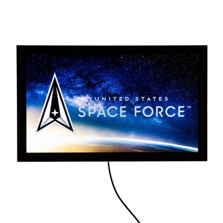 US Space Force Military Rectangle Edgelite LED Decor for wholesale by Evergreen Enterprises