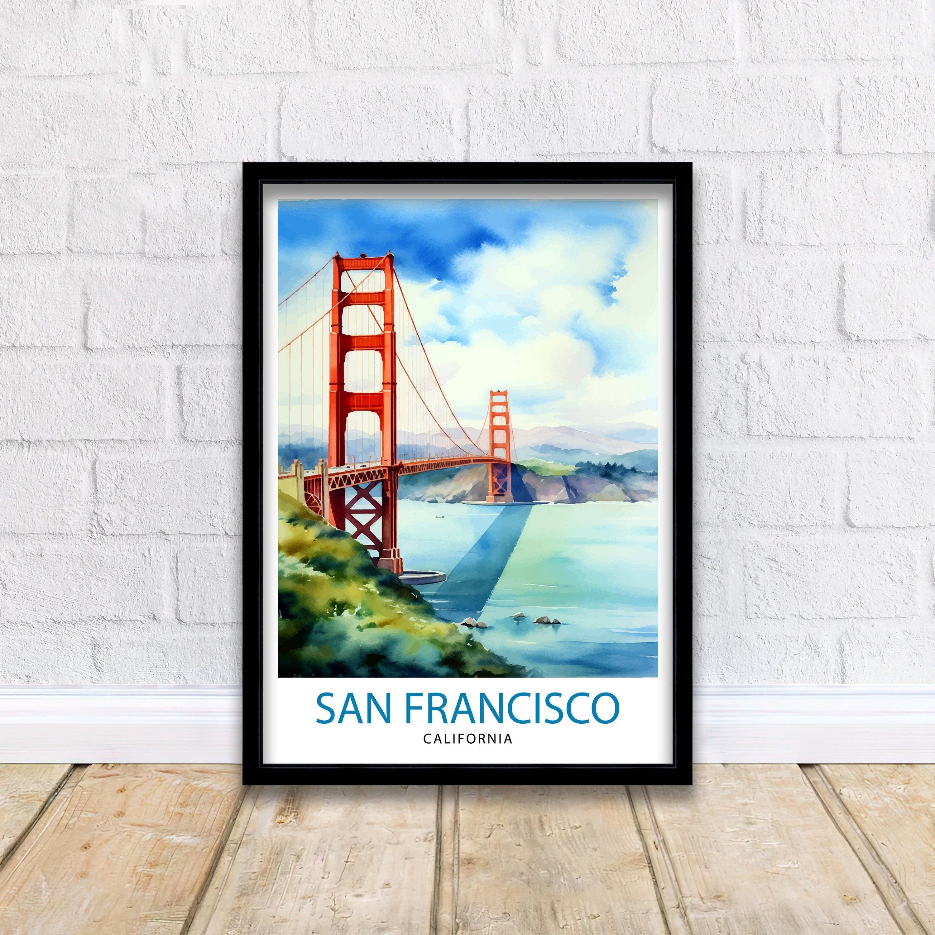 InkNPrintz – wholesale Art print – San Francisco Travel Poster0