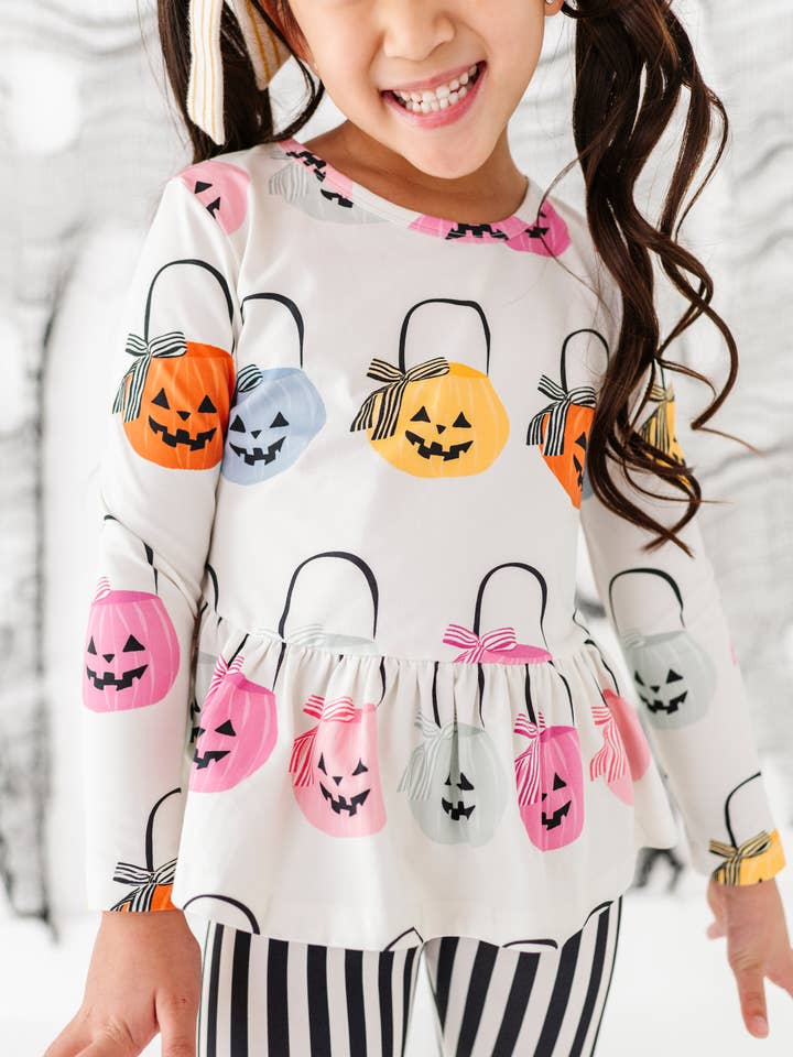 Pretty Pumpkins | PEPLUM for wholesale by Made By Molly