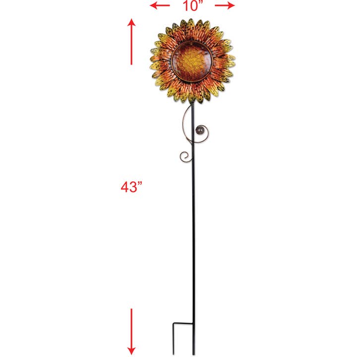 Sunset Vista Designs - Wholesale Garden/Lawn Stake - Sunflower Garden Stake