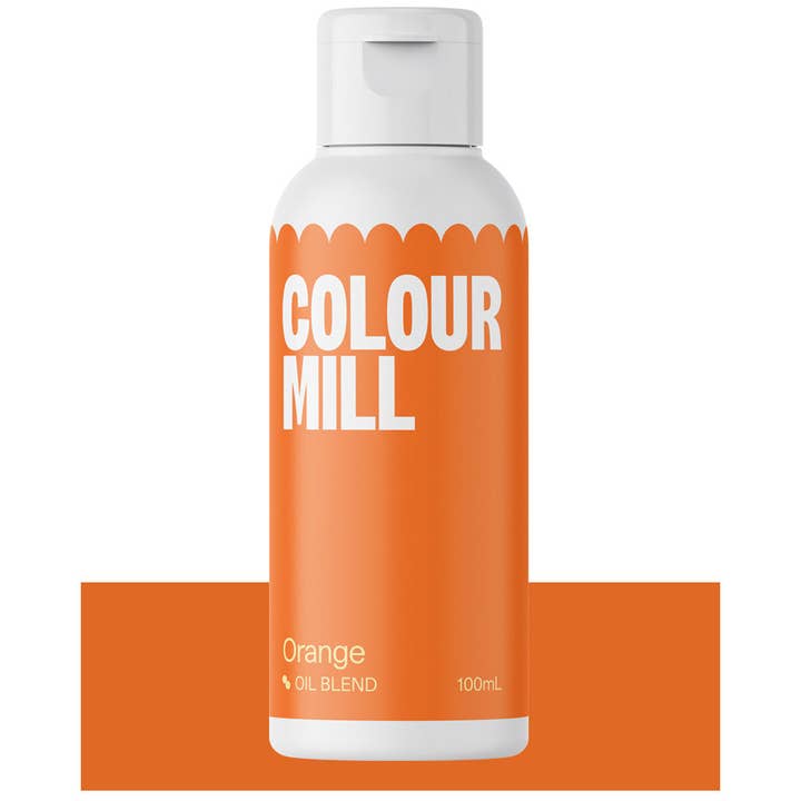 Colour Mill Oil-Blend Food Coloring, 100 Milliliters, Orange for wholesale by Cake Supply Imports
