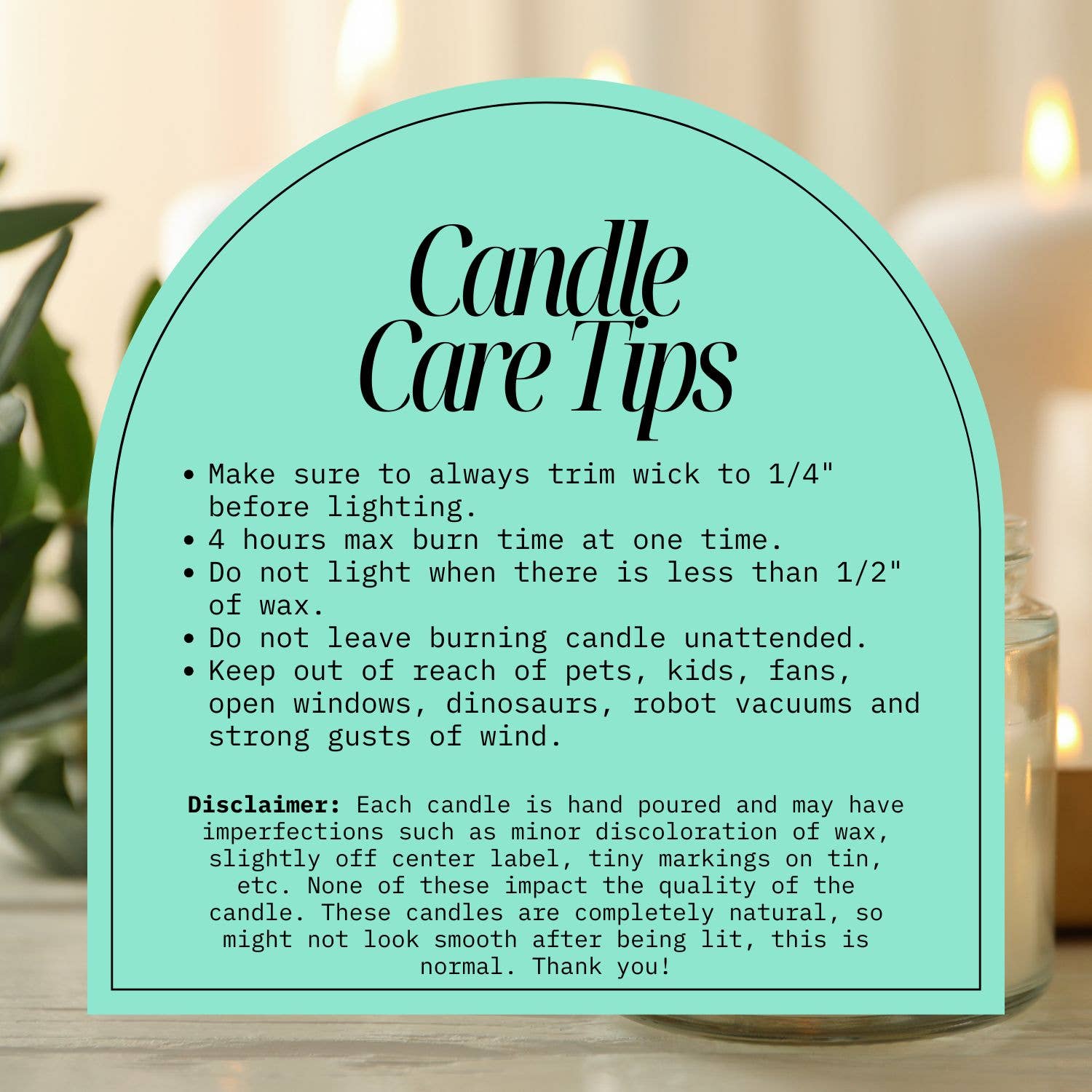 Moonlight Makers - Wholesale Jar/Filled Candle - New Baby Gift - Amazing Parents Candle - 8oz, 100% Soy 7