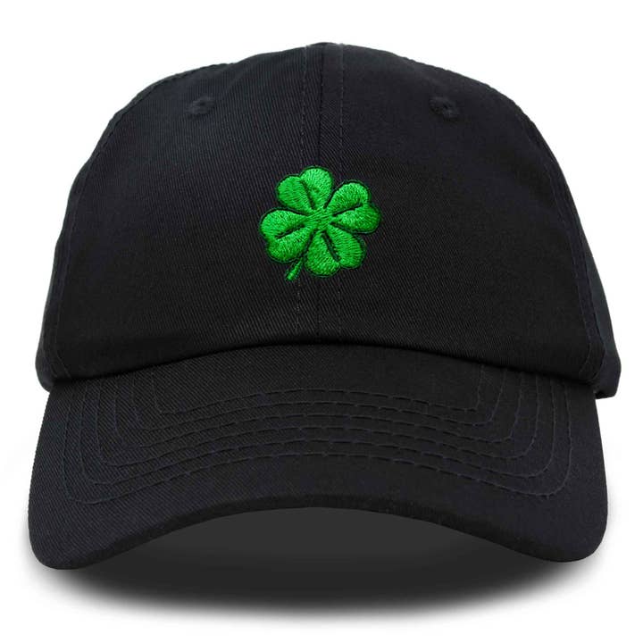 Dalix - Wholesale Baseball Cap - Women's - Dalix Four Leaf Clover Hat Ball Cap St. Pattys Day Cotton
