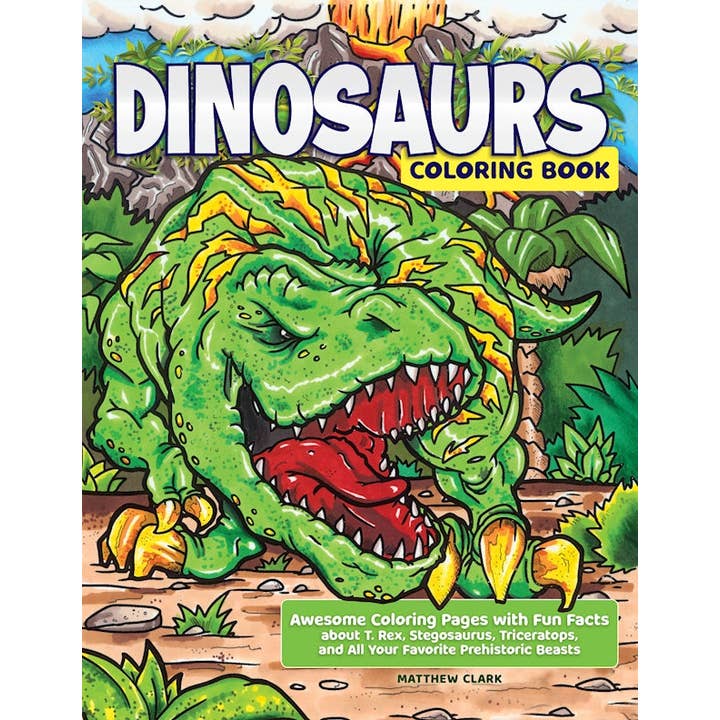 Fox Chapel Publishing - Wholesale Coloring Book - Kids & Baby - Dinosaurs Coloring Book - Perfect for Dinosaur Loving Kids!