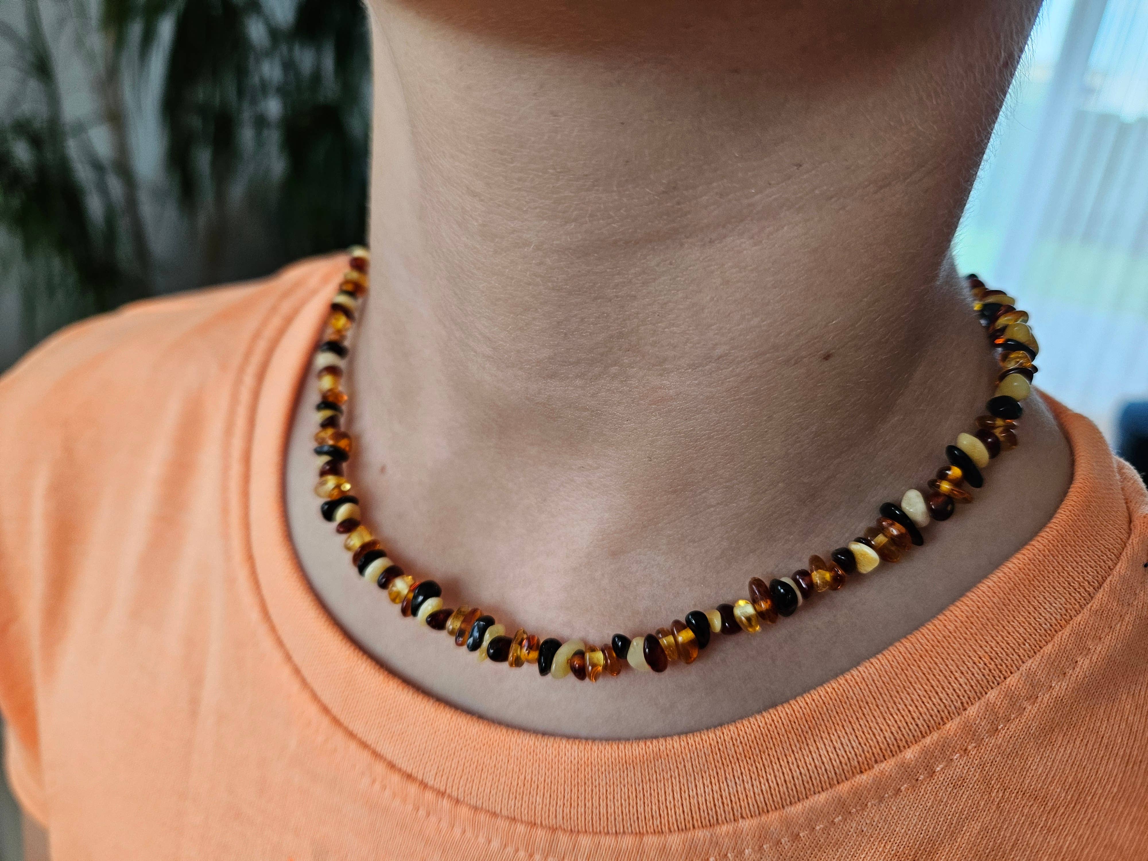 AmberLithuania - Vente Collier de perles - Collier en ambre naturel de la Baltique pour guérison par les cristaux8