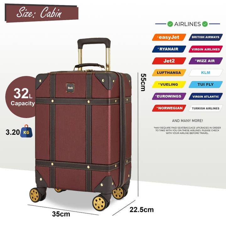Infinity Leather (Upperclass Fashions Ltd) - Venta al por mayor Maletas - Juego de maletas antiguas de carcasa dura.