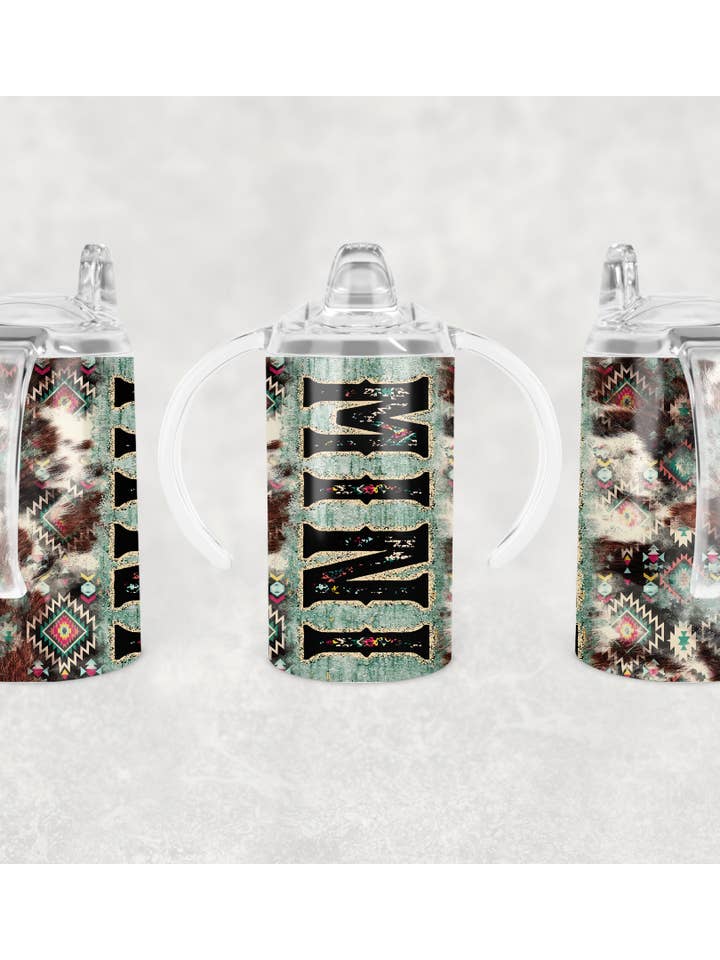 Sippy cup - AZTEC MINI for wholesale by AK Southern Moose Designs LLC