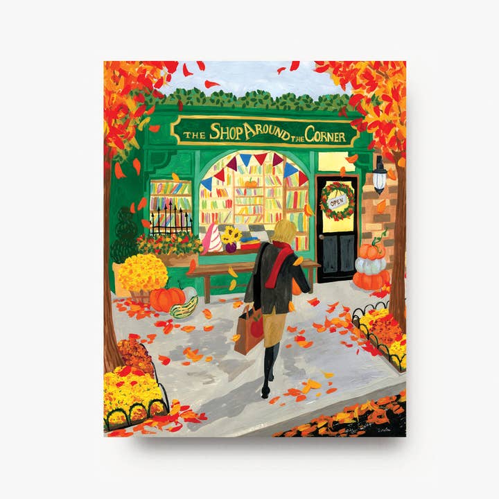 5x7" You've Got Mail Shop Around the Corner Art Print for wholesale by Ula Bloom