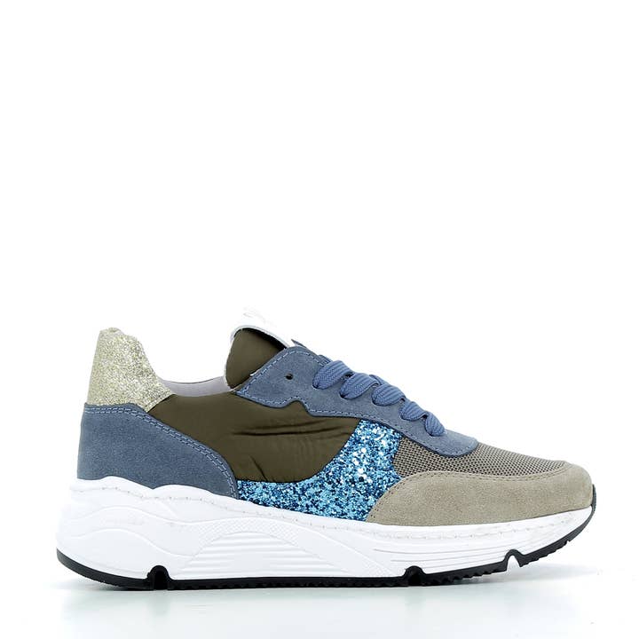 Hodea Sneakers Vittoria echtes Leder Grau für den Großhandel von HODEA