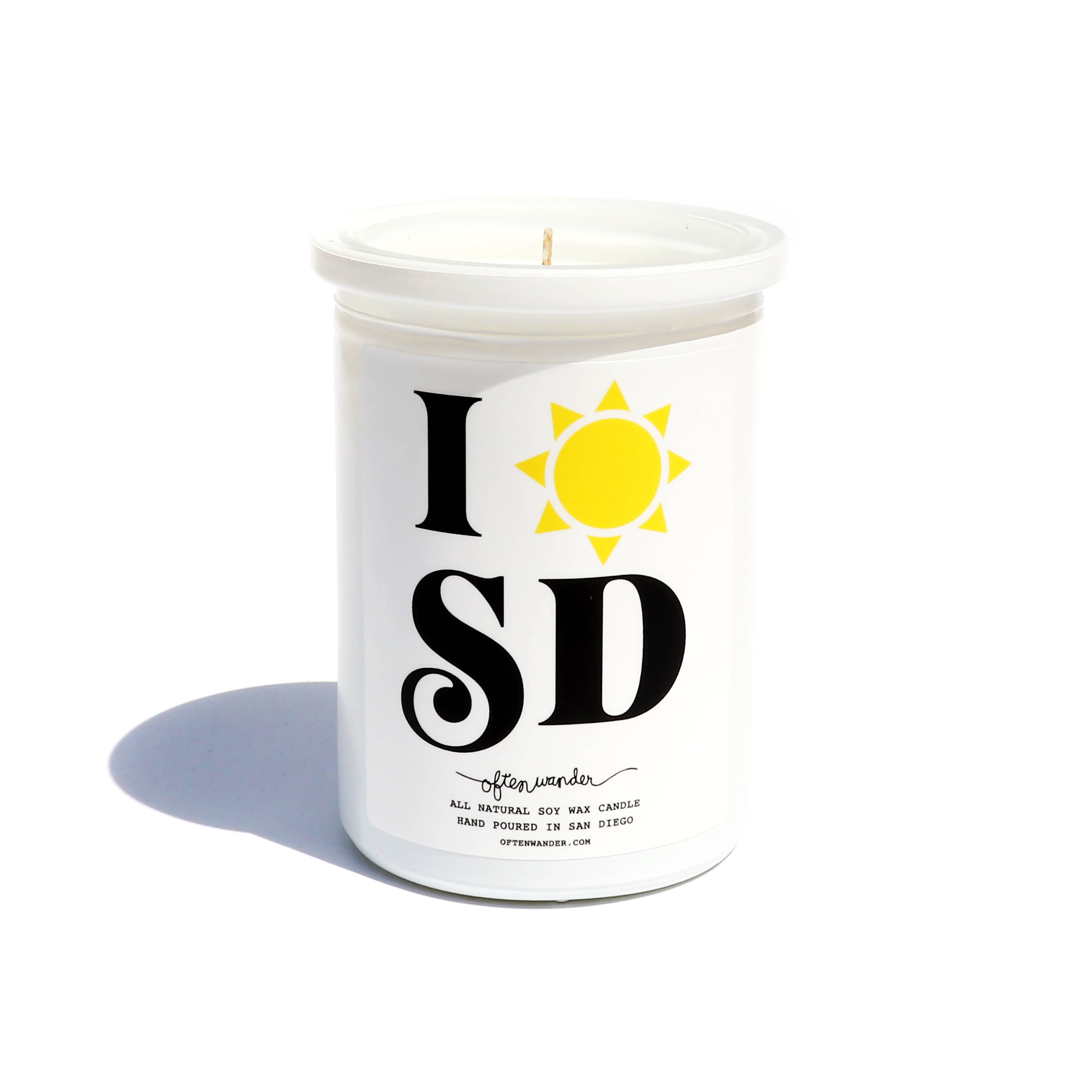 Often Wander - Wholesale Jar/Filled Candle - I Sunshine San Diego – City Love Candle0