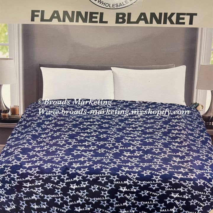 Broads Market - Wholesale Throw Blanket - Dallas Cowboy Throw Blanket