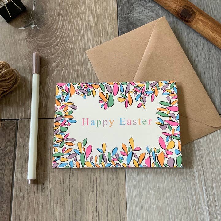 Happy Easter Card, Easter Greeting Card, A6 for wholesale by Myayart