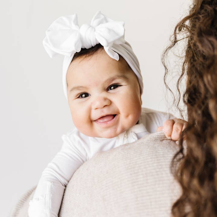 Baby Bling Bows – wholesale Hair bow – Baby – Baby Bling® FAB-BOW-LOUS® soft nylon bow headband2