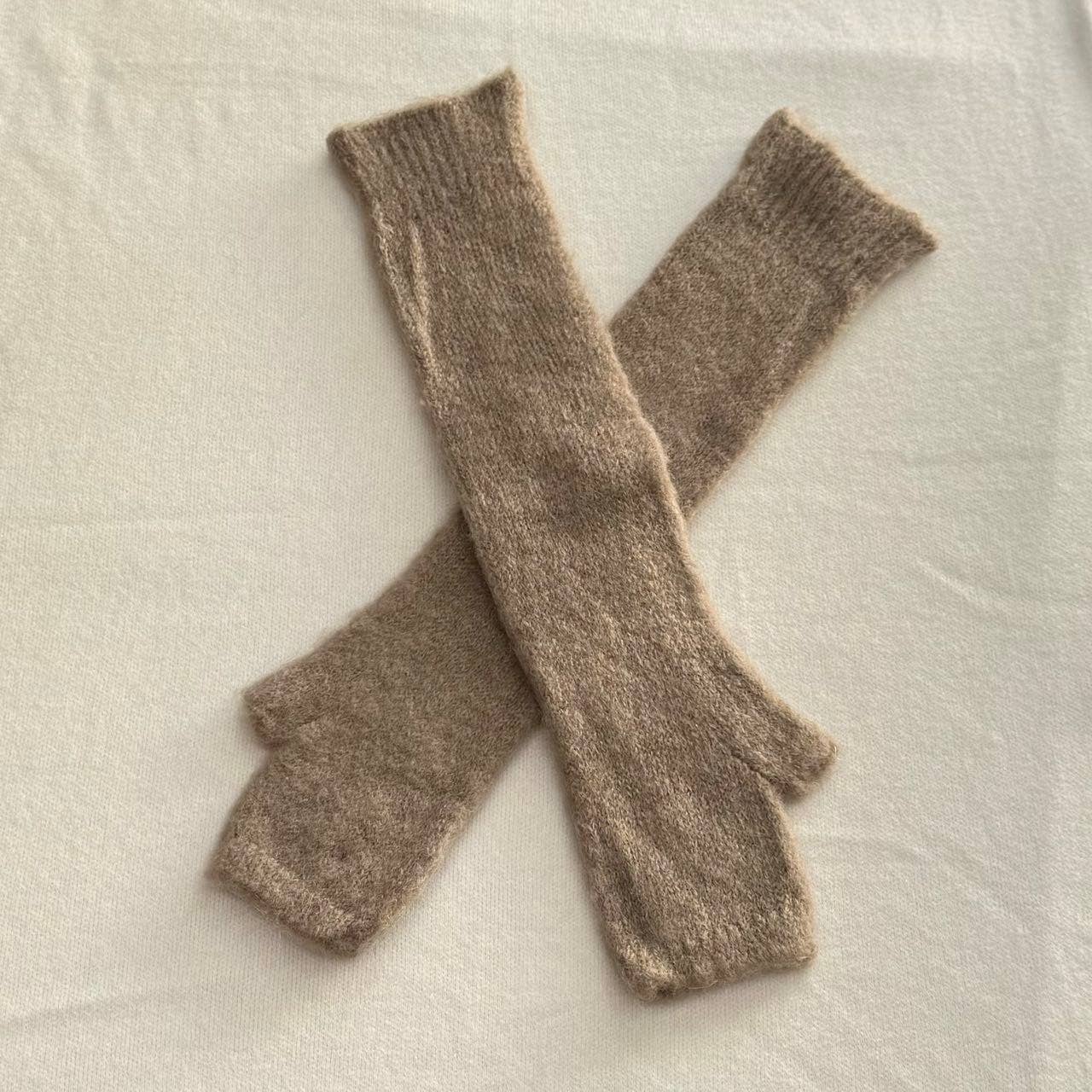 NOELINE - Vente Ensemble d'accessoires pour l'hiver – femme - Mitaines longues en baby alpaga 7393ML19