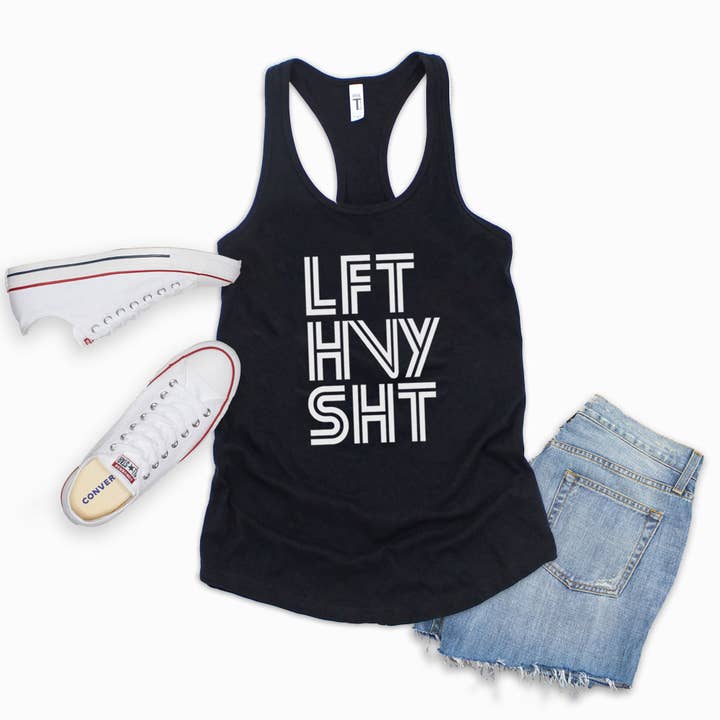 Lift Heavy Weightlifting Shirt | Funny Gym Shirt for wholesale by Stiles Tee Co.