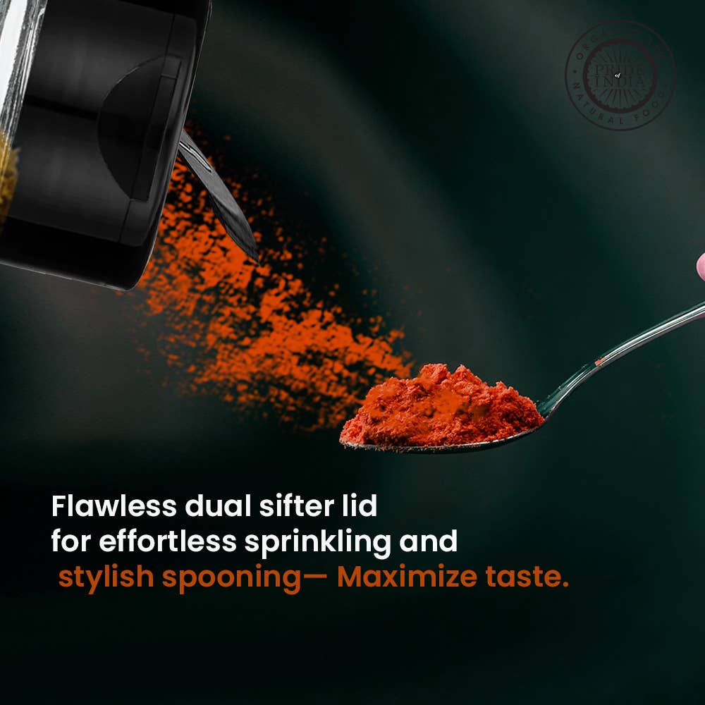 PRIDE INDIA BRANDS – wholesale Jar – Clear PET Storage Jars with Caps10