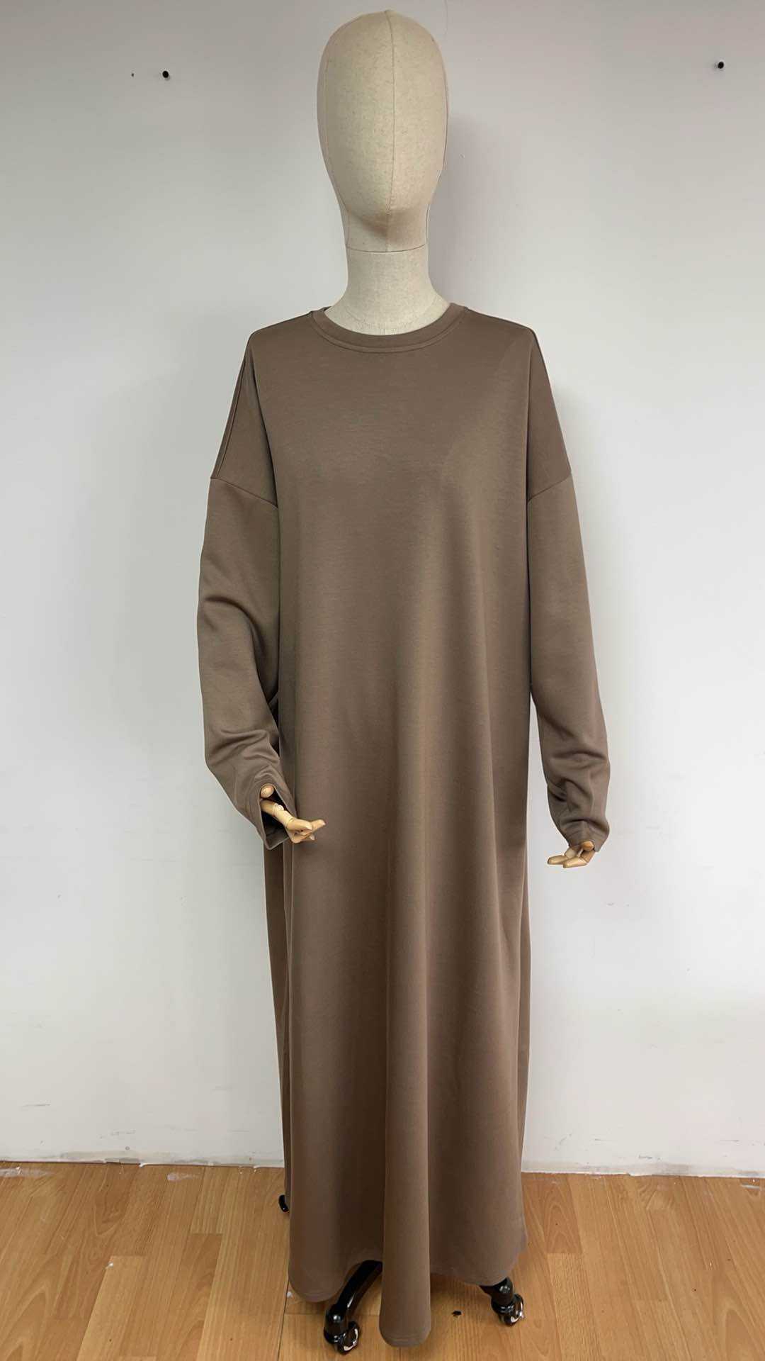 Aawoe Abaya – wholesale Hijab – Women’s – Elegant Abaya Dress With Long Sleeves - 2442-ROB5