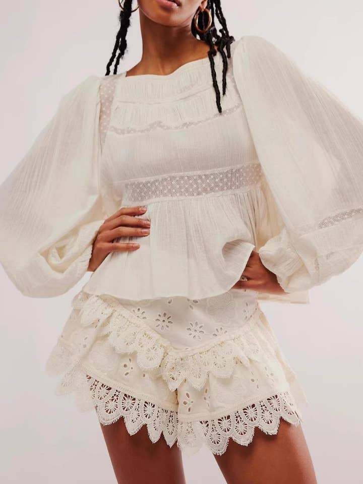 alberalkirk - Wholesale Skort - Women's - Womens High Waisted Lace Skorts N25Z2642