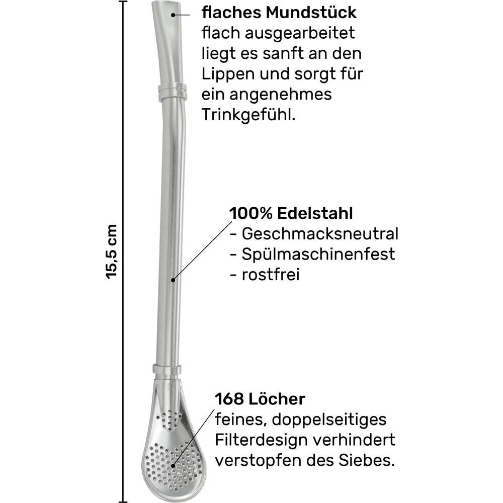 caamate. - Venta al por mayor Juegos de té  - Set de mate y bombilla de acero inoxidable5