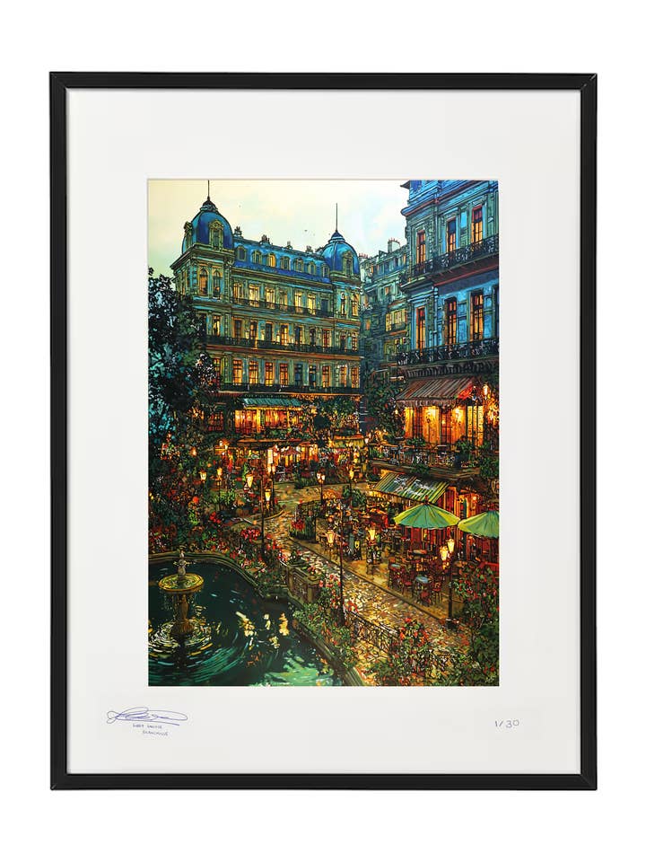 Paris Inspired Romantic Artwork - Limited Edition for wholesale by Blanchouse