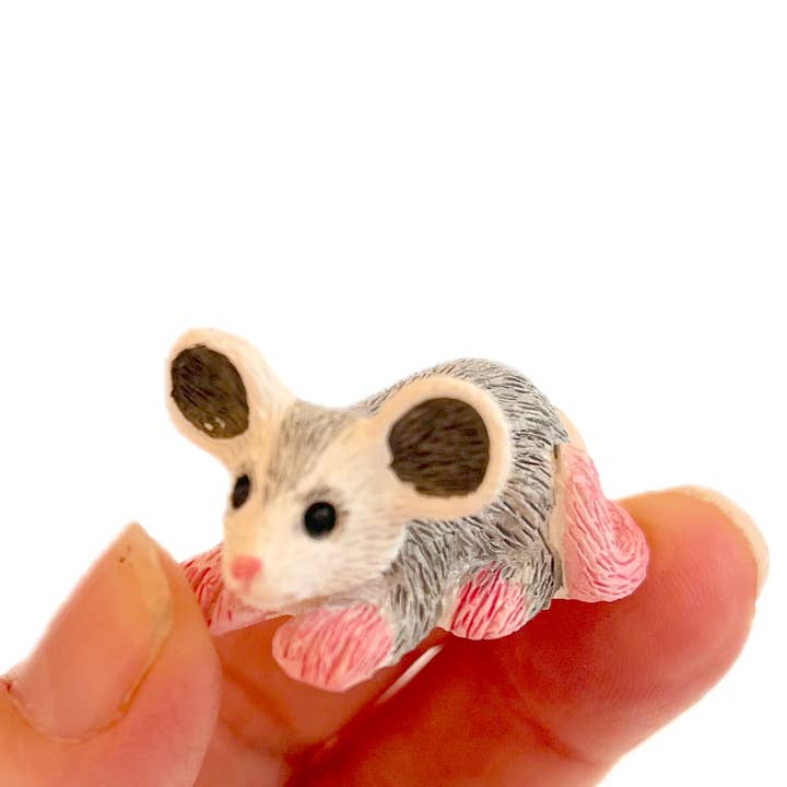 The Gifted Rat - Wholesale Decorative figurine - Fairy Garden Animal Oppossum Possum Figurine 7