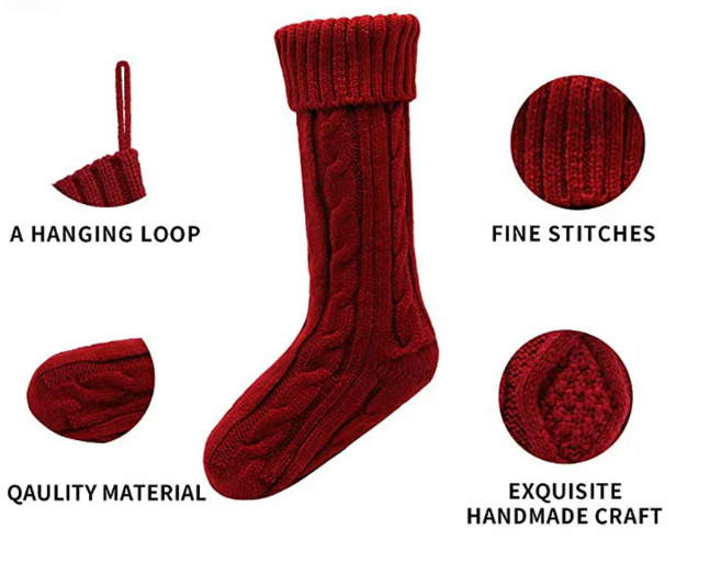 Bash – wholesale Holiday Stocking – Christmas Stockings, Cable Knit Stockings2