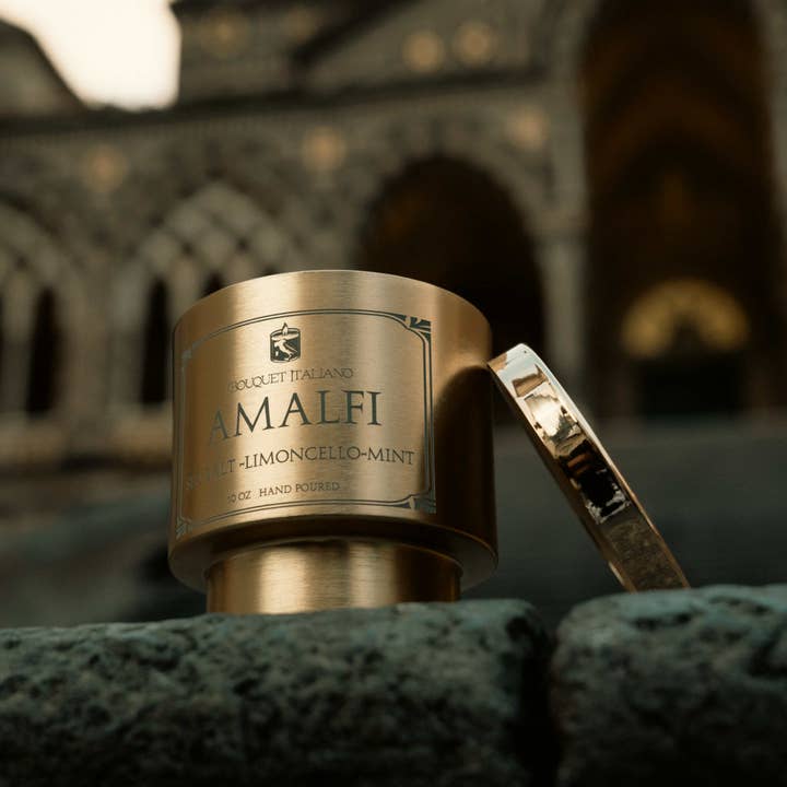 BouquetItaliano – wholesale Jar/filled candle – Amalfi Luxury Scented Candle – Italian Coastal Inspired32