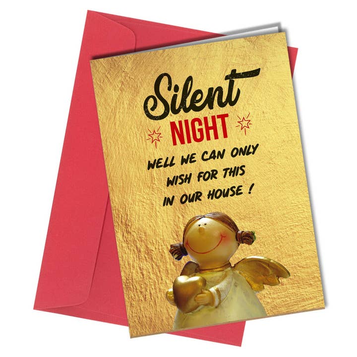 #1207 Nuit silencieuse pour la vente par Close to the Bone Greeting Cards and Gifts