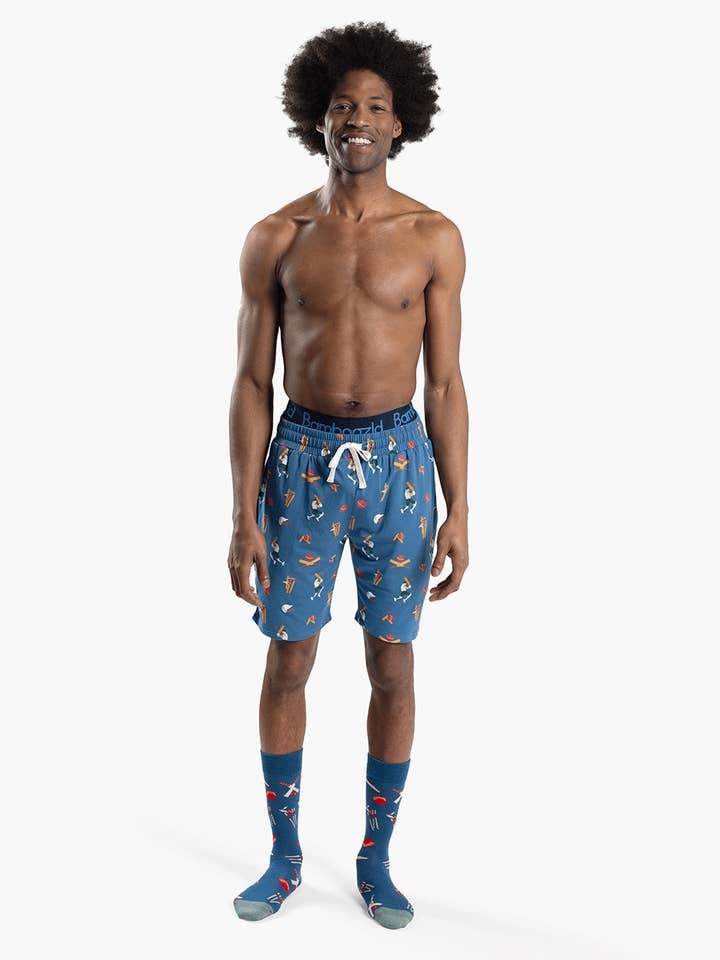 PANTALÓN CORTO DE DORMIR DE JERSEY DE BAMBÚ PARA HOMBRE para venta al por mayor de Bamboozld