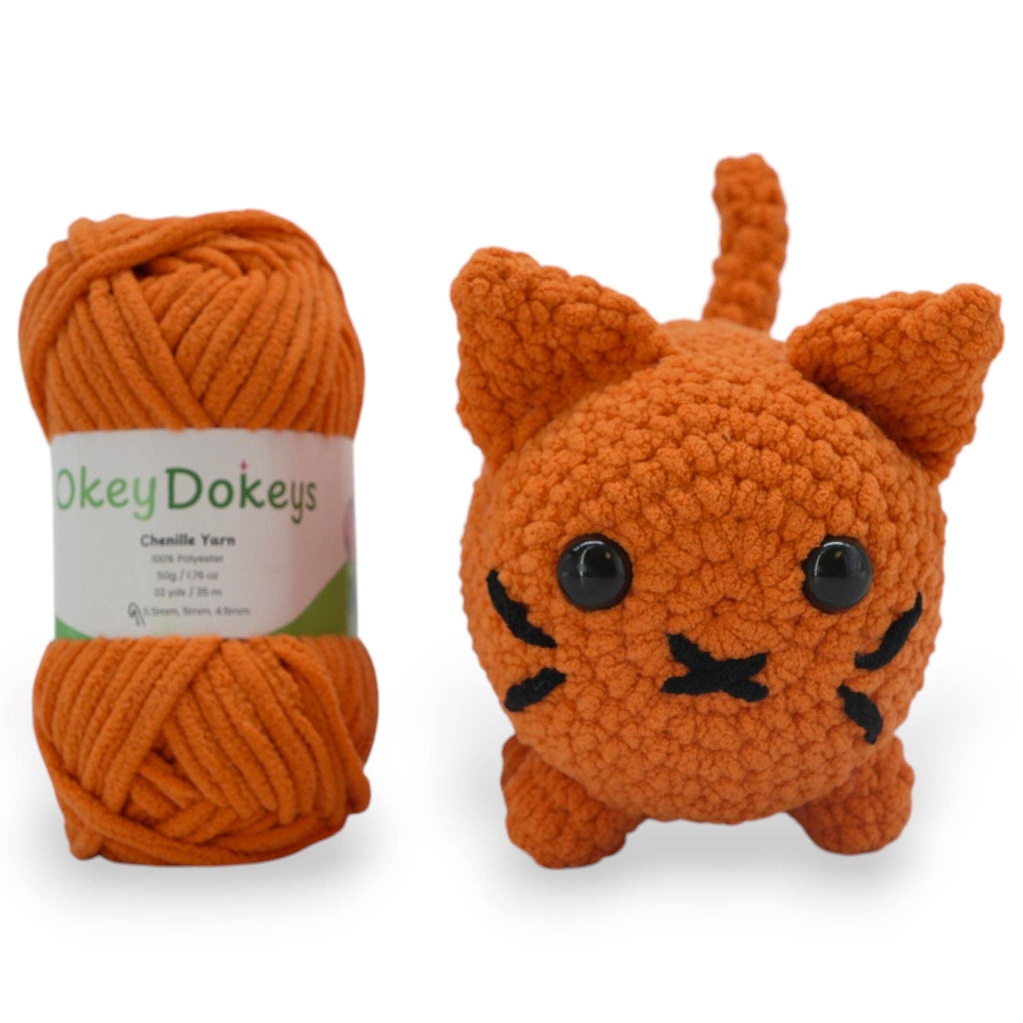 Okey Dokeys - Vente Fils à tricoter - Fil chenille - #6 Super épais - Écheveaux de 100g39