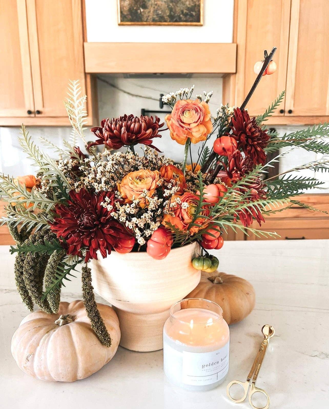 Forget Me Not Candle - Wholesale Jar/Filled Candle - Golden Hour 22 oz Glass Candle– Sold as a Case Of 33