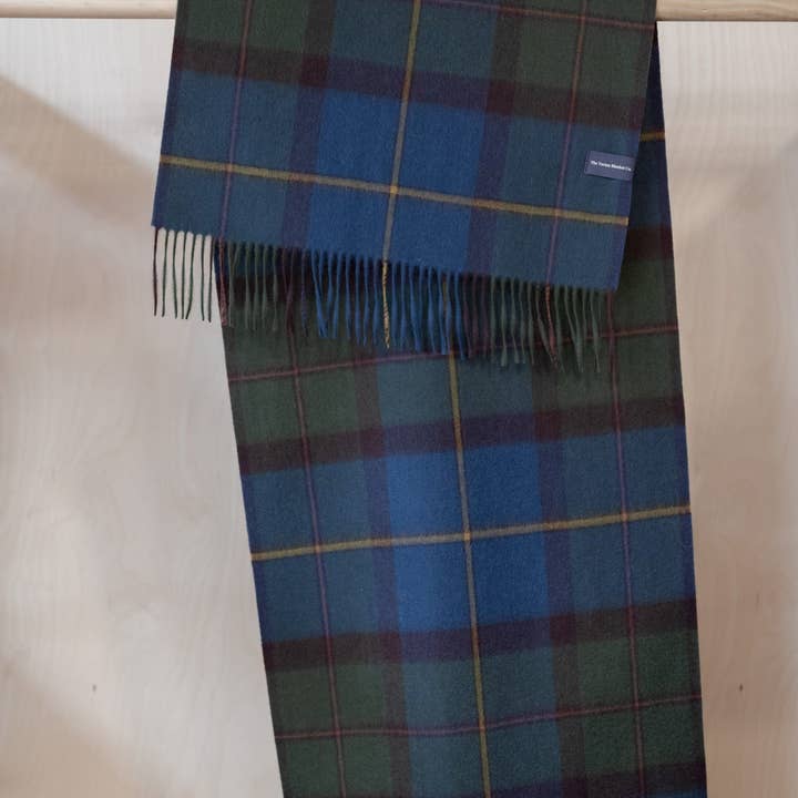 TBCo - Wholesale Scarf - Unisex - Lambswool Oversized Scarf in Macleod of Harris Antique Tartan1